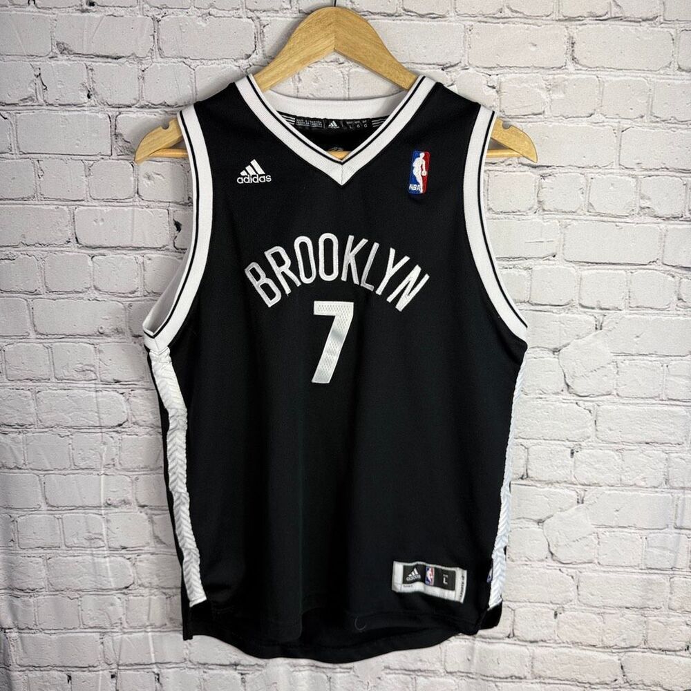 Adidas NBA Brooklyn Nets Joe Johnson #7 Basketball Jersey Youth Size Large D